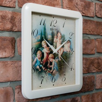 Часы настенные П-А7-327 Ангелы в Северо-Енисейском - severo-enisejskij.mebel54.com | фото