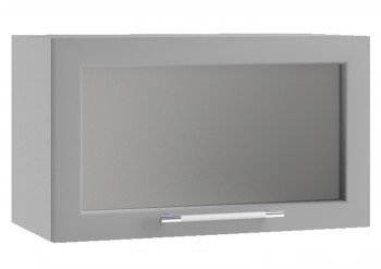Гарда ПГС 600 шкаф верхний горизонтальный со стеклом Ваниль в Северо-Енисейском - severo-enisejskij.mebel54.com | фото