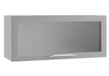 Гарда ПГС 800 шкаф верхний горизонтальный со стеклом Ваниль в Северо-Енисейском - severo-enisejskij.mebel54.com | фото