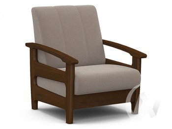 Кресло для отдыха Омега (орех лак/CATANIA COCOA) в Северо-Енисейском - severo-enisejskij.mebel54.com | фото