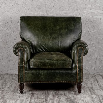 Кресло кожаное Лофт Аристократ (ширина 1070 мм) в Северо-Енисейском - severo-enisejskij.mebel54.com | фото