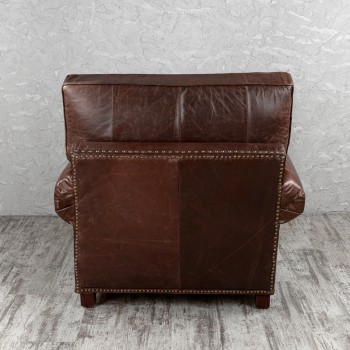 Кресло кожаное Лофт Аристократ (ширина 1100 мм) в Северо-Енисейском - severo-enisejskij.mebel54.com | фото