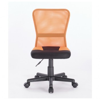 Кресло компактное BRABIX Smart MG-313 (черный, оранжевый) в Северо-Енисейском - severo-enisejskij.mebel54.com | фото