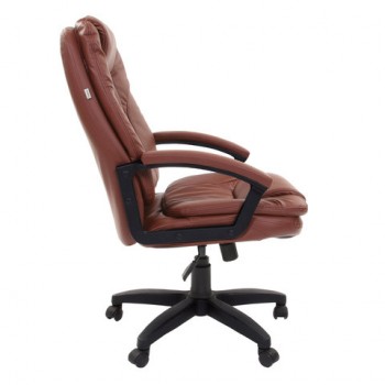Кресло офисное BRABIX Trend EX-568 (коричневый) в Северо-Енисейском - severo-enisejskij.mebel54.com | фото