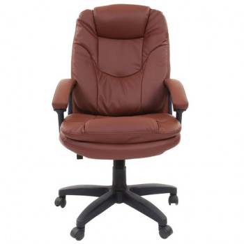 Кресло офисное BRABIX Trend EX-568 (коричневый) в Северо-Енисейском - severo-enisejskij.mebel54.com | фото