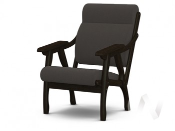 Кресло Вега-10 (венге лак/ULTRA GRAFIT) в Северо-Енисейском - severo-enisejskij.mebel54.com | фото