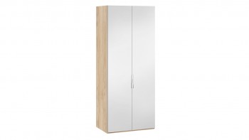Шкаф для одежды с 2 зеркальными дверями «Эмбер» Яблоня Беллуно в Северо-Енисейском - severo-enisejskij.mebel54.com | фото