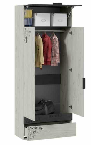 Шкаф комбинированный для одежды «Оксфорд-2» в Северо-Енисейском - severo-enisejskij.mebel54.com | фото