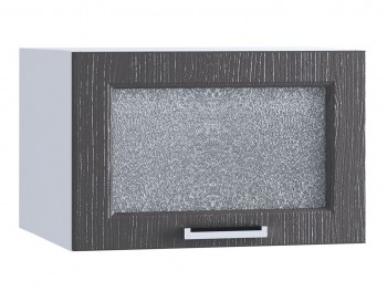 Шкаф верхний горизонтальный со стеклом 510, ШВГС 510 (Клен серый/корпус белый) в Северо-Енисейском - severo-enisejskij.mebel54.com | фото