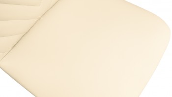 Стул «Шерри» К1С Черный муар/Кож зам Polo Cream в Северо-Енисейском - severo-enisejskij.mebel54.com | фото